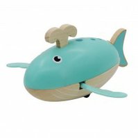 Drevená hračka veľryba